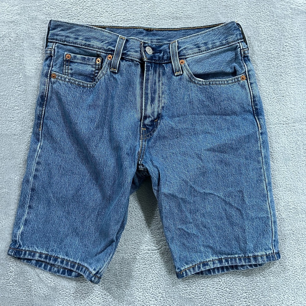 Levis 405 Jean Shorts Men's 29x10 Straight Fit Active‎ Y2K Denim Western